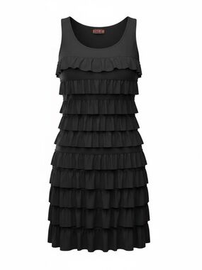 ISLE by Melis Kozan Black Ruffle Dress NWT